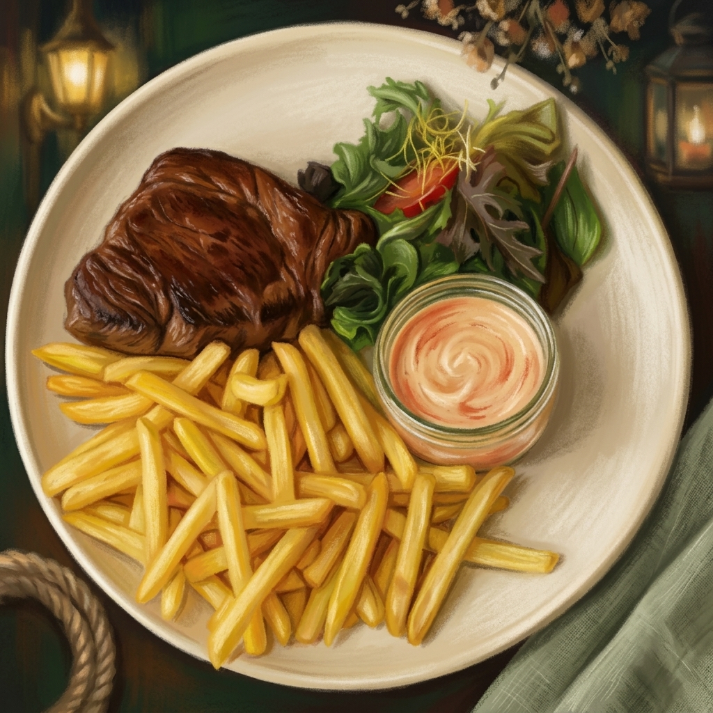 Faux-filet frites